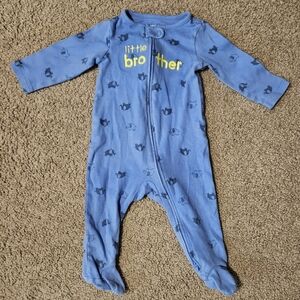 Carter's Blue 'Little Brother' Footie